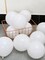 White Latex Balloons 100pcs Assorted Sizes Matte Party & Wedding Decor